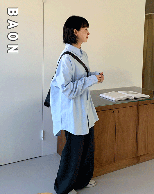 [3천장돌파][BAON] 세이플 오버 셔츠 (3color)