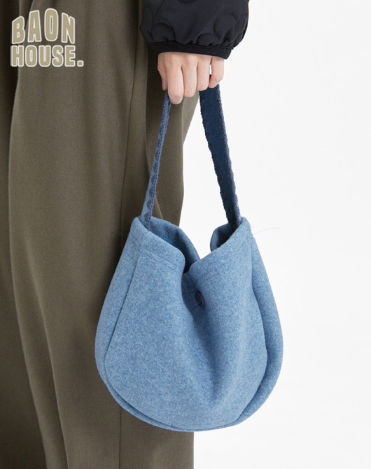 [BAONHOUSE] Milk wool tote bag (3color)