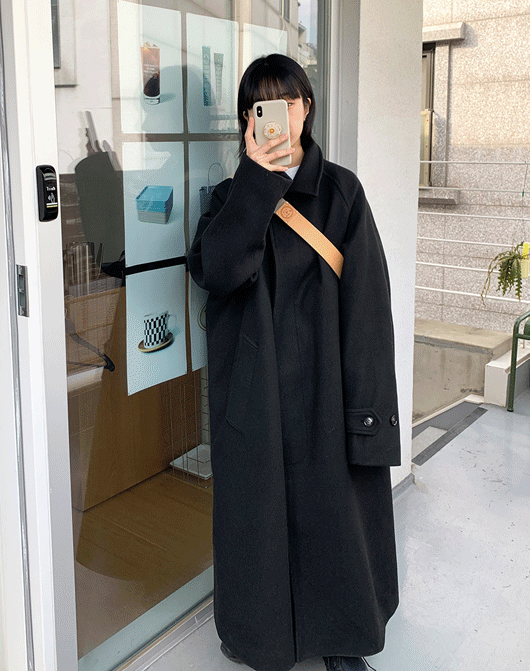 [unisex] 마리토 울 누빔 발마칸 코트 (3color)