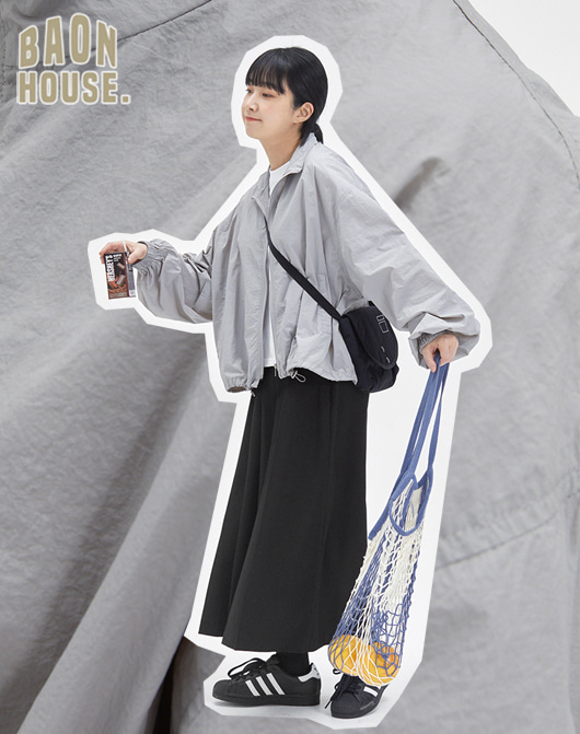 [BAONHOUSE] Aria short wind jacket (3color)