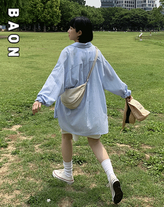 [BAON] 로블리 스트라이프 셔츠 (4color)