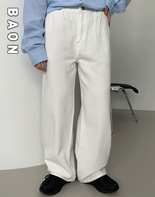 [BAON] 타노 코튼 팬츠 (2color)