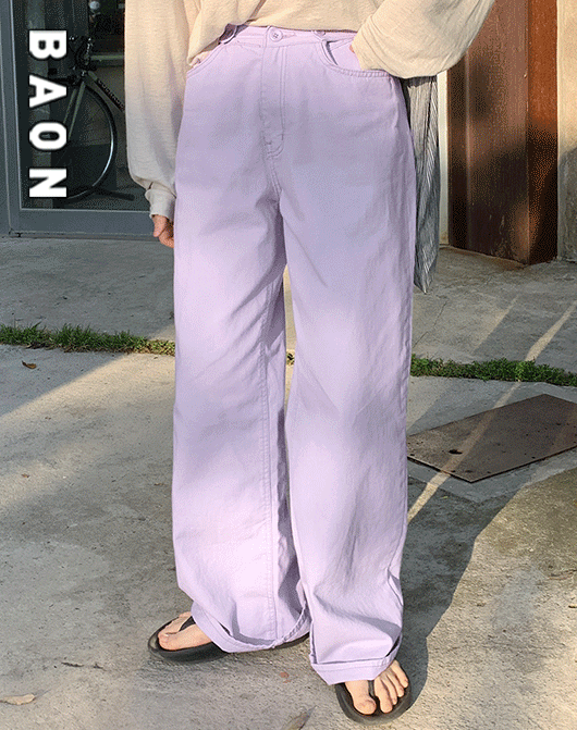 [BAON] 카로니 썸머 코튼 비조 팬츠 (3color)