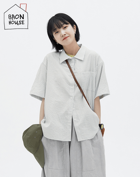 [2천장돌파][BAONHOUSE] Krive stripe shirt (3color)